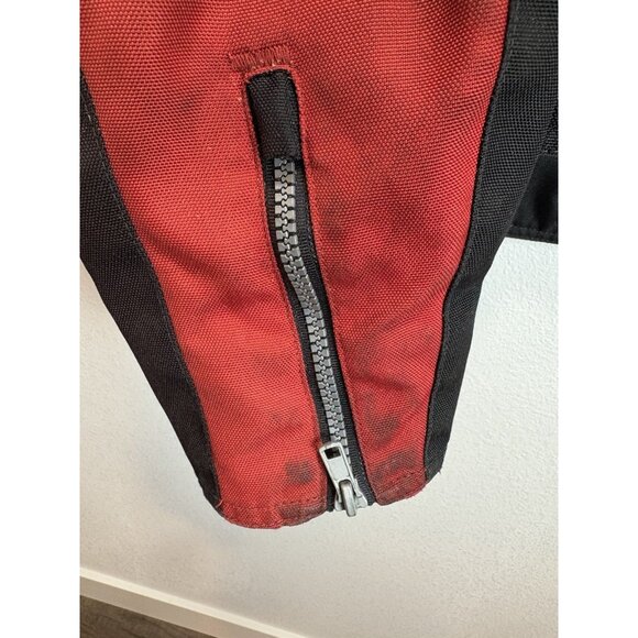 Scorpion EXO Mens Motorcycle Jacket Size XL Removable Liner + Jacket Red Black - Picture 13 of 14